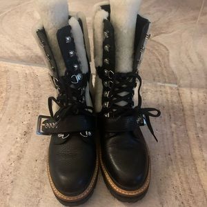 Sigerson Morrison Shearling Snow Boots